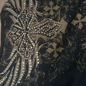 Angela Women's Long Sleeve Top - navy